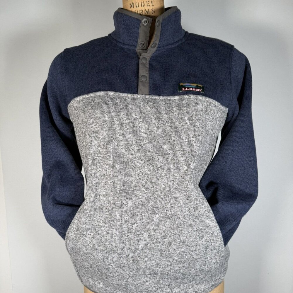 L.L. Bean Fleece Button Up Pullover
